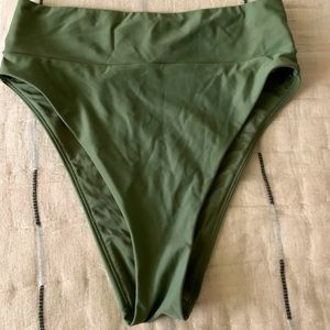 AERIE HIGH WAISTED/CUT CHEEKY BOTTOMS